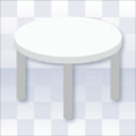 シンプルテーブル　ホワイト
