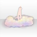 エル・ブランシュの輝く雲　ピンク