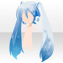 初音ミクの髪型　雪ミク２０１１（初音ミク）