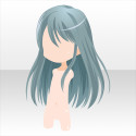 ナイトメアワンダーガールヘア　ブルー