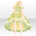 プリマヴェーラプリンセスドレス　グリーン