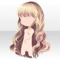 夢見るふんわり編みロングヘア　イエロー
