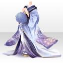 日向雨之花嫁の大振袖Ａ　青